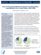 Role of International Medical Graduates Providing Officebased Medical Care United States 20052006