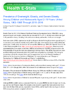 Prevalence of Overweight Obesity and Severe Obesity Among Children and Adolescents Aged 219 Years United States 19631965 Through 20152016