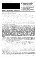 MMWR Morbidity and Mortality Weekly Report September 14 1984  Vol 33  No 36