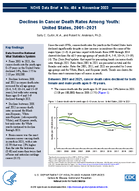 Declines in Cancer Death Rates Among Youth United States 20012021