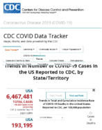Trends in number of COVID19 cases in the US reported to CDC by stateterritory trends in total and cumulative incidence rate of COVID19 deaths in the United States reported to CDC per 100000 population Sep 13 2020