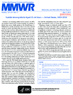 Suicide Among Adults Aged 3564 Years  United States 19992010