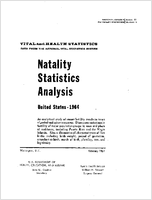 Natality Statistics Analysis 1964