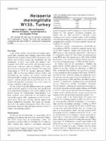 Neisseria meningitidis W135 Europe