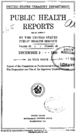 Public Health Reports  v 53  no 48  cover