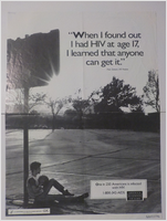 When I found out I had HIV at age 17 I learned that anyone can get it