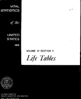 1976 Life Tables