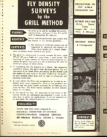 Fly density surveys by the grill method CDC 4086O released 1949 motion picture 210 feet 6 minutes