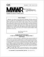 Morbidity and Mortality Weekly Report MMWR November 17 1995  Vol 44  No 45