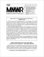 Morbidity and Mortality Weekly Report MMWR December 1 1995  Vol 44  No 47