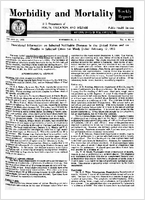 Morbidity and Mortality Weekly Report Vol 4 No 6 February 18 1955