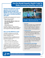 Use the Model Aquatic Health Code to Make Swimming Healthy and Safe