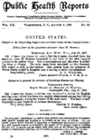 Public health reports  v 12 no 32 August 6 1897