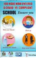 You have now entered a COVID19 compliant school