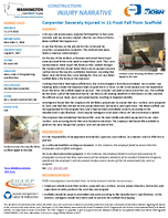 Construction Injury Narrative Carpenter Severely Injured in 11Foot Fall from Scaffold 2018