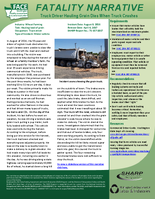 Fatality Narrative Truck Driver Hauling Grain Dies When Truck Crashes
