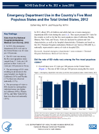 Emergency Department Use in the Countrys Five Most Populous States and the Total United States 2012