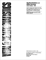 Health Statistics on OIder Persons United States 1986