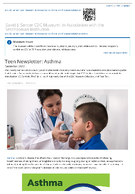 Teen newsletter  December 2022  Asthma