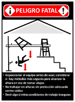 Gua de Seguridad Para Reuniones Trabajador de Construccin Cae de un Andamio Desde 6 A 7 m 2025 ft de Altura