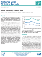 Births Preliminary Data for 2008