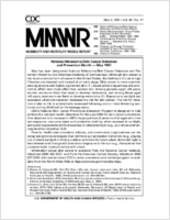 MMWR Morbidity and Mortality Weekly Report Vol 46 No 17 May 21997
