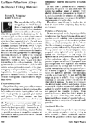 Galliumpalladium alloys as dental filling material