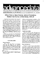 Office Visits by Black Patients National Ambulatory Medical Care Survey United States 197576