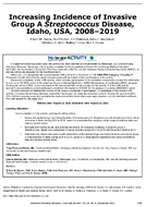 Increasing Incidence of Invasive Group A Streptococcus Disease Idaho USA 20082019