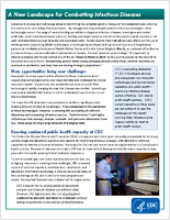 A New landscape for combatting infectious disease