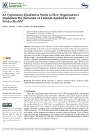 An Exploratory Qualitative Study of How Organizations Implement the Hierarchy of Controls Applied to Total Worker Health