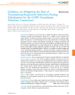 Guidance on Mitigating the Risk of Transmitting Respiratory Infections During Nebulization by the COPD Foundation Nebulizer Consortium