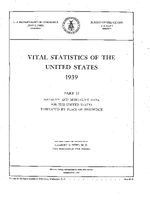 Vital Statistics of the United States 1939 Part II