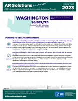 CDCs Investments to Combat Antibiotic Resistance Threats Washington Fiscal Year 2023