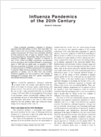 Influenza Pandemics of the 20th Century