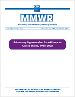 Morbidity and Mortality Weekly Report MMWR Surveillance Summaries November 2005  Vol 54  No SS5