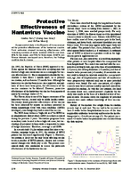 Protective Effectiveness of Hantavirus Vaccine