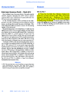 MMWR Announcement Brain Injury Awareness Month  March 2013