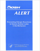NIOSH Alert Preventing Allergic Reactions to Natural Rubber Latex in the Workplace
