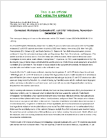 Corrected Multistate Outbreak of E coli 0157 Infections NovemberDecember 2006 Thursday December 14 2006 2010 EST 0810 PM EST