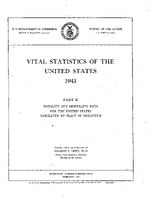 Vital Statistics of the United States 1943 Part II
