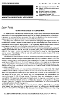 MMWR Morbidity and Mortality Weekly Report July 30 1982  Vol 31  No 29