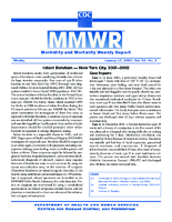 MMWR Morbidity and Mortality Weekly Report Vol 52 No 2 January 17 2003