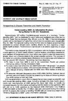 MMWR Morbidity and Mortality Weekly Report May 6 1988  Vol 37  No 17