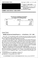 MMWR Morbidity and Mortality Weekly Report September 10 1982  Vol 31  No 35