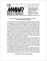 MMWR Morbidity and Mortality Weekly Report Vol 49 No 1 January 14 2000