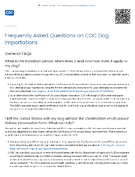 Frequently Asked Questions on CDC Dog Importations