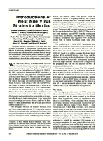 Introductions of West Nile Virus Strains to Mexico