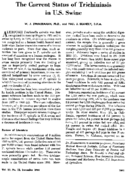 The current status of trichiniasis in US swine