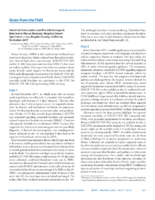 Notes From the Field Intestinal Colonization and Possible Iatrogenic Botulism in Mouse BioassayNegative Serum Specimens  Los Angeles County California November 2017